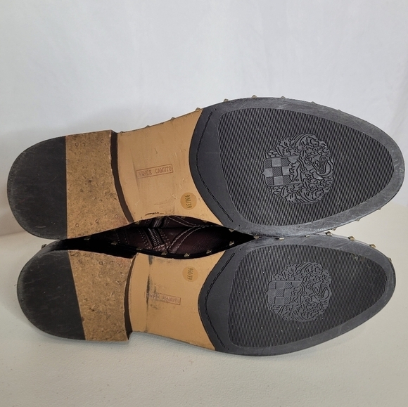 Vince Camuto Talorini Lace-Up Studded Combat Boots - Size 9 - Picture 12 of 16